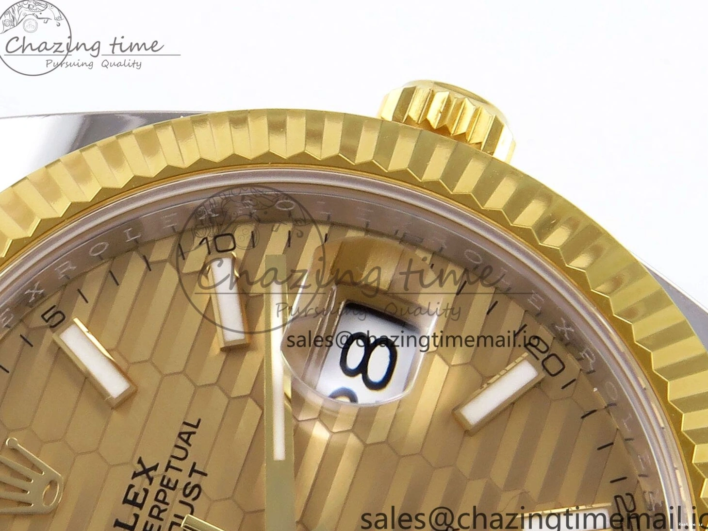 0105 Attractive DateJust 41 SS YG ARF 1:1 Best Edition 904L Steel YG Textured Stick Dial on Jubilee Bracelet SH3235 (Gain Weight) 1226